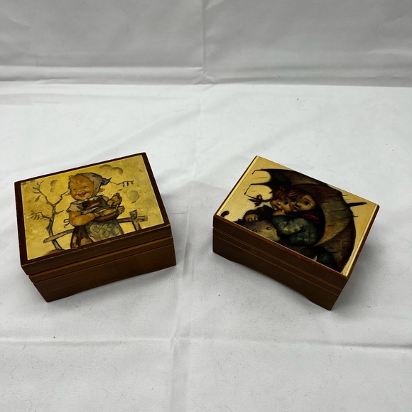 2-Vintage Reuge Swiss Musical Movement Music Boxes - Picture 1 of 5